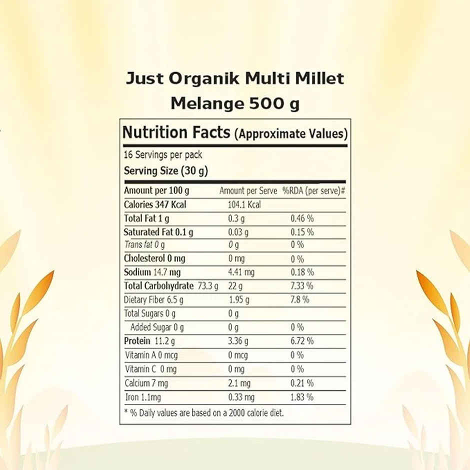 Just Organik Multimillet Melange | Dalia