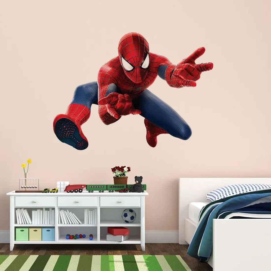 Wollzo 80 cm Spider man Removable Sticker