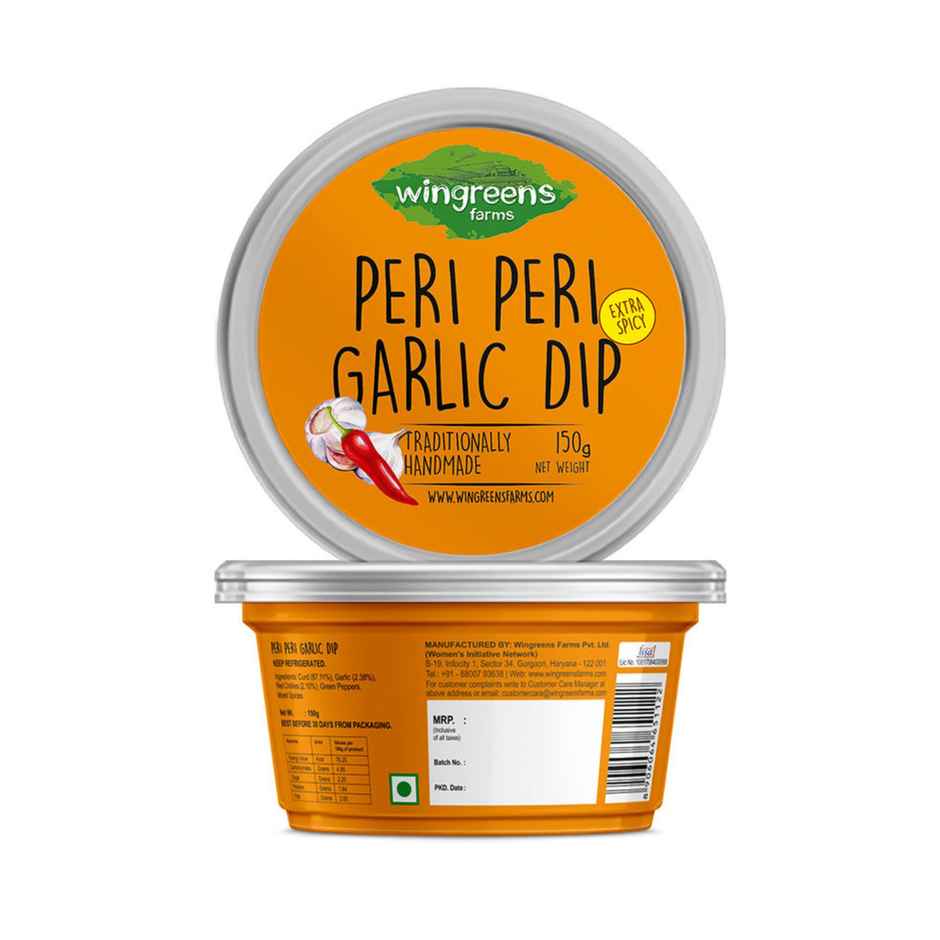 Wingreens Farms Peri-Peri Garlic Dip & Spread - Yoghurt Based