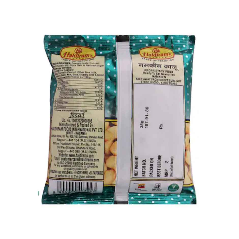 Haldiram's Kaju Salted | Nut Snack