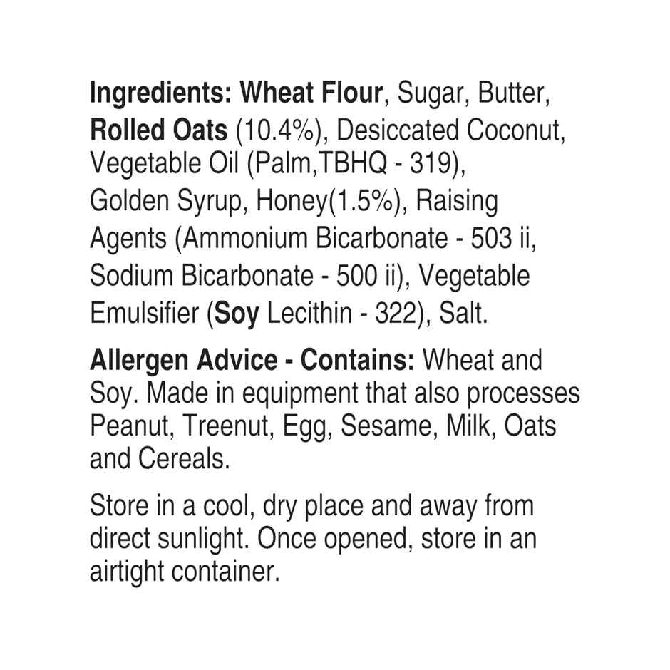 UNIBIC Honey Oatmeal Cookies