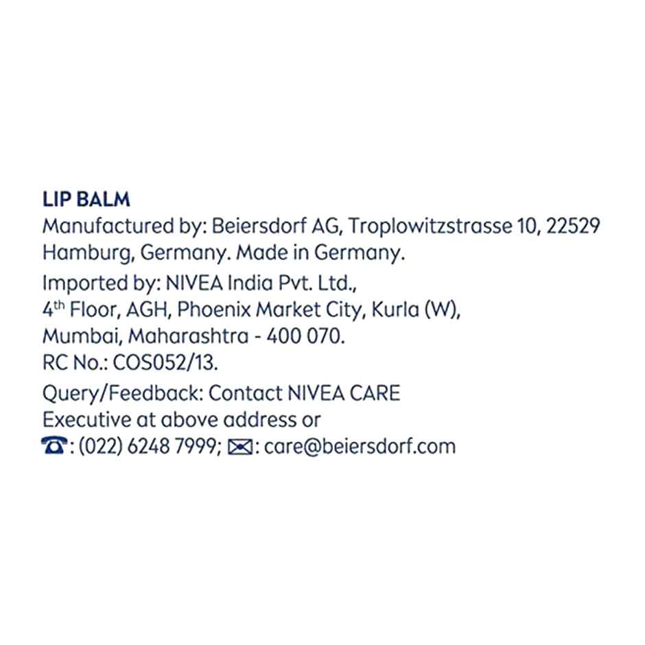 Nivea Cherry Shine Lip Balm (4.8g) & Nivea Deo Roll On Pearl Beauty Underarms 72H Protection (50ml) Combo