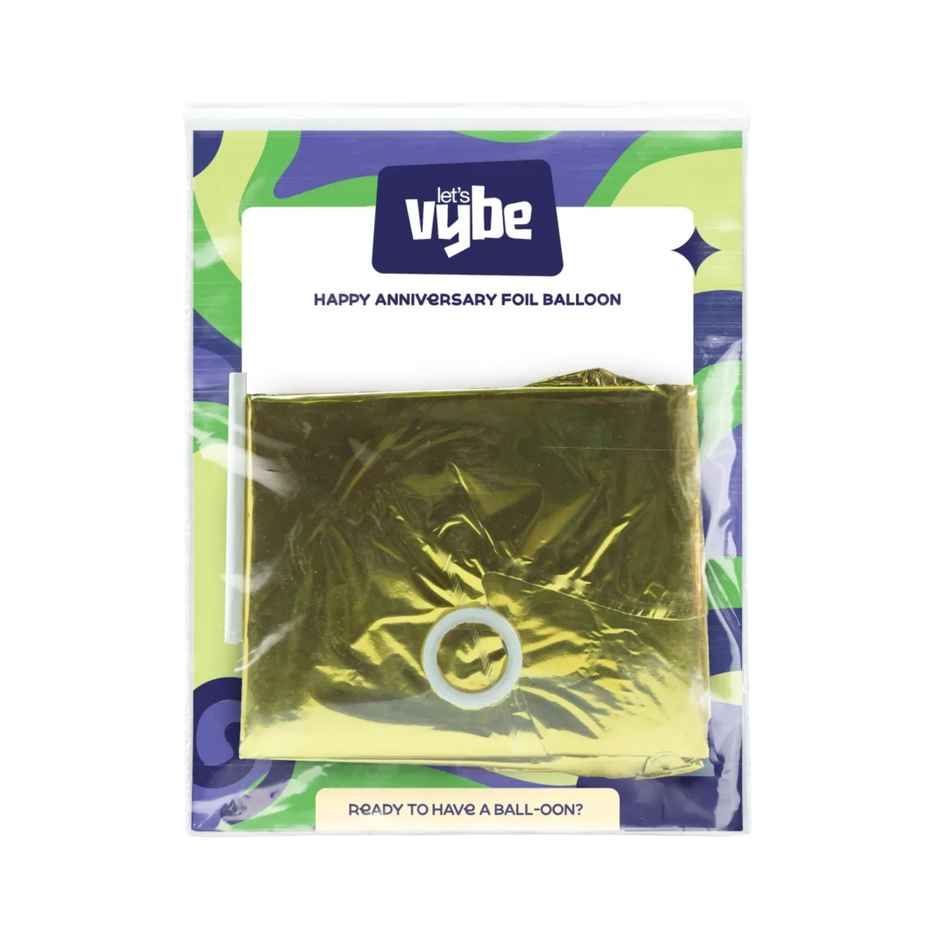 Happy Anniversary Foil Balloon | Let's Vybe