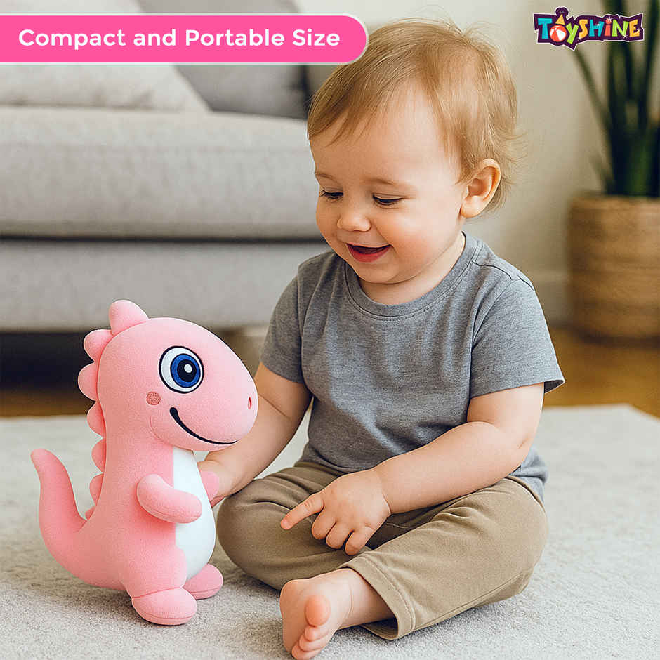 Spanker Cute Dinosaur Soft Toy Ultra Soft Plush Dino for Kids Multicolor | 25 cm