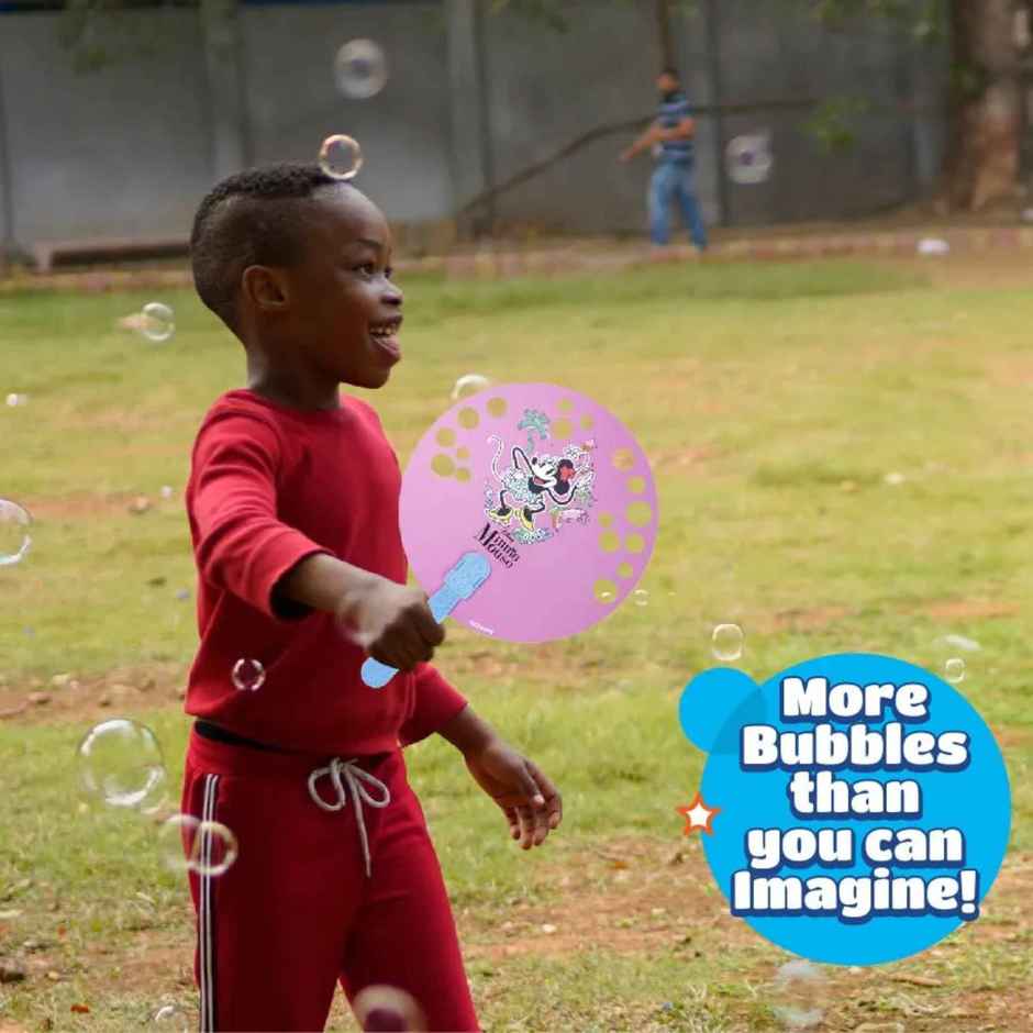 Bubble Magic FanBubs Minnie Mouse Theme - Bubble Maker Toy (Ages 3+)