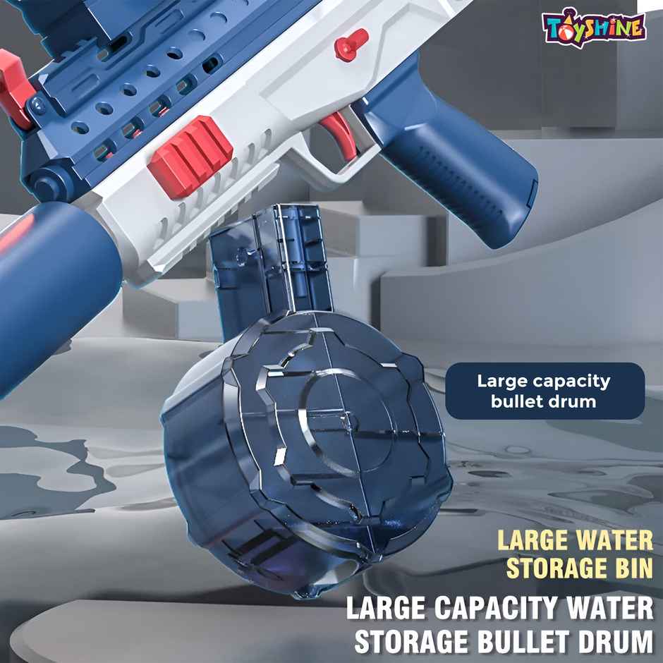 Toyshine Snipper Design Electric Holi Water Gun Toy with Automatic Water Absorption Function