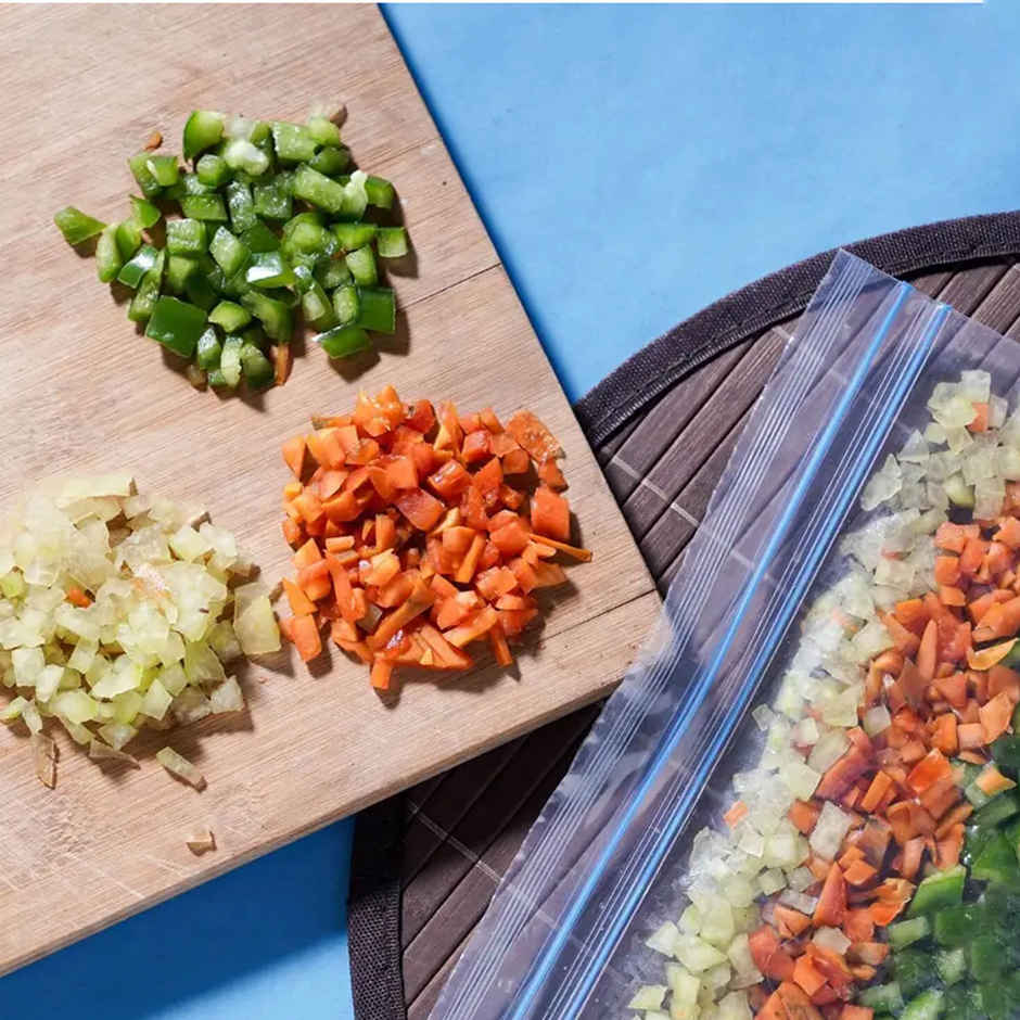 Kcofoil Lock IT Medium Zip lock Reusable Food Bag | Pack 10