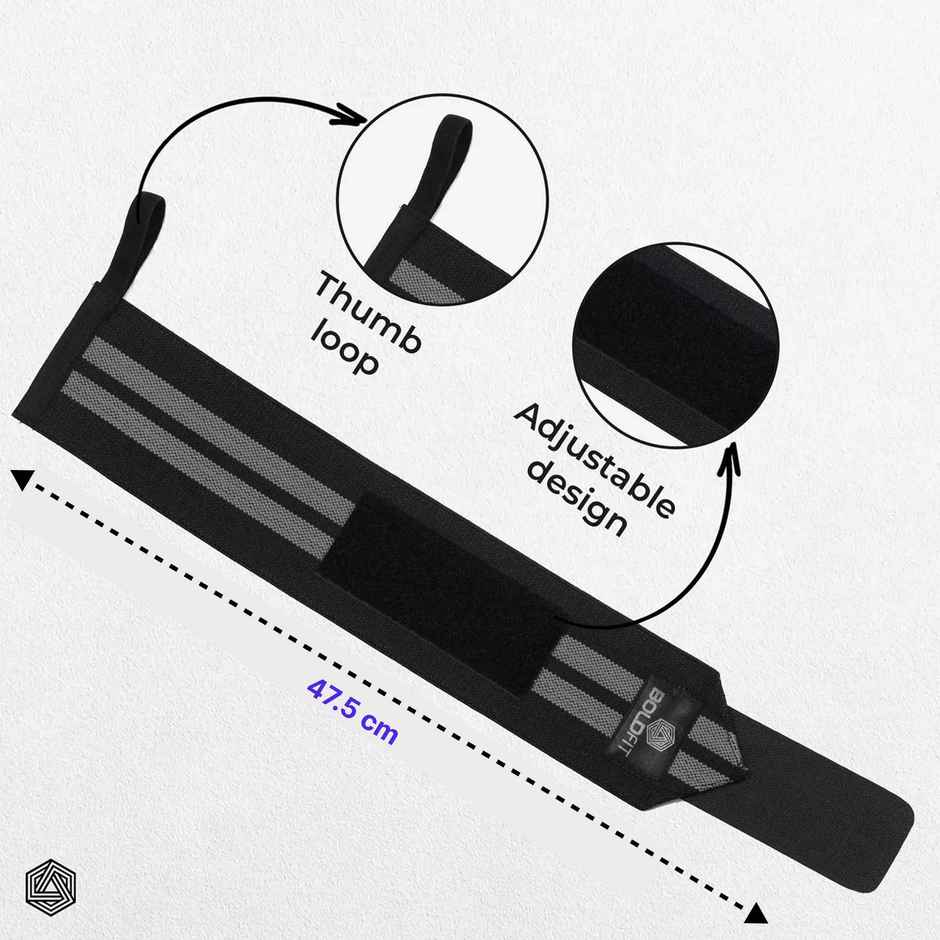 Boldfit Wrist Support Band, Wrist Band, Gym Support Band