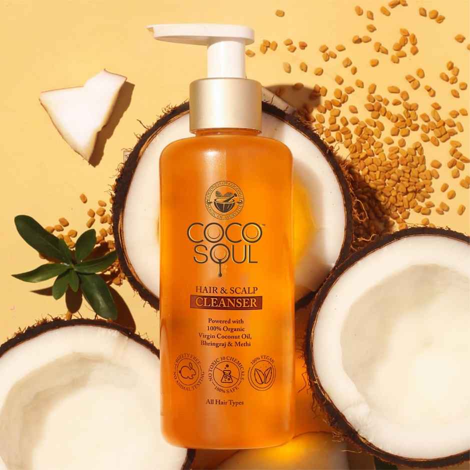 Coco Soul Hair & Scalp Cleanser Shampoo For Long Strong Hair
