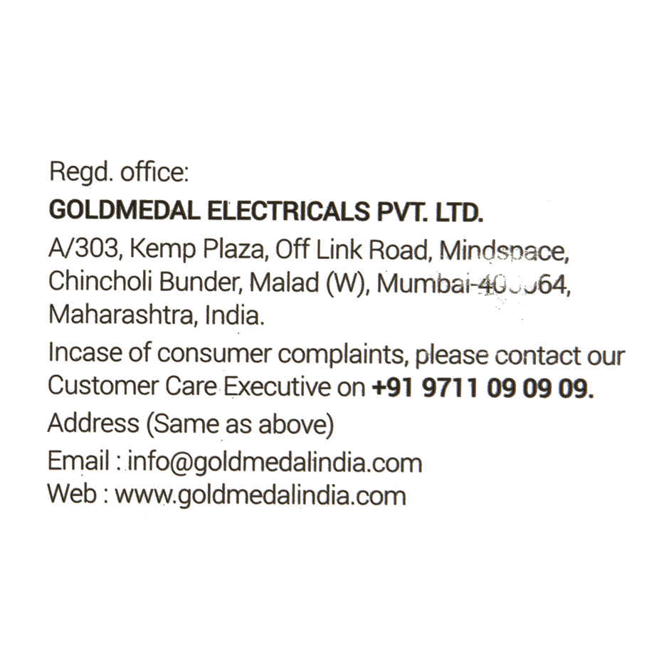 Gold Medal Logica 4X1 Spike Guard | 4 Universal Sockets | Master Switch with Indicator & Surge Protector | 2 Meter Extension Cord | Multi Plug for Home & Office