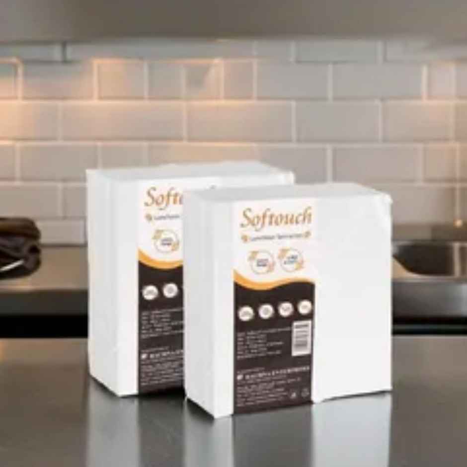 Softouch 4 Ply Luncheon Tissue Napkin 40x40 cm 50 Pcs