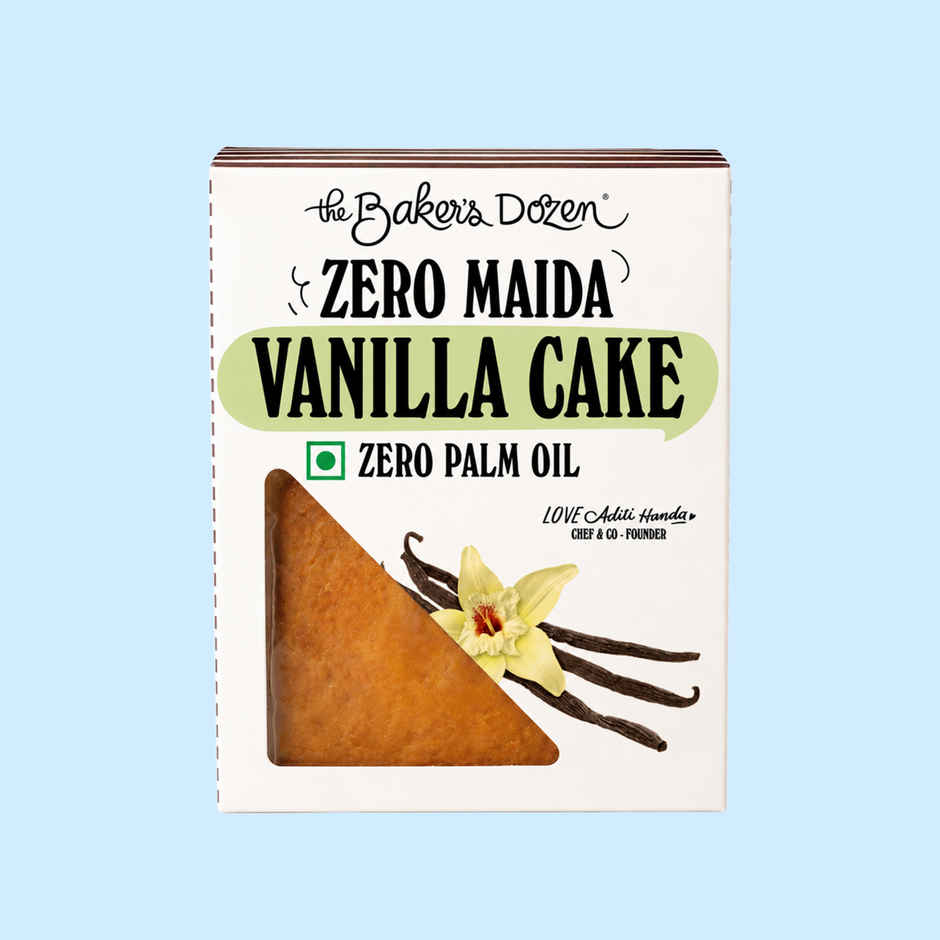 The Baker's Dozen Vanilla Cake Zero Maida | Eggless Cake | Tea Cake | Fruit Cake | Pound Cake