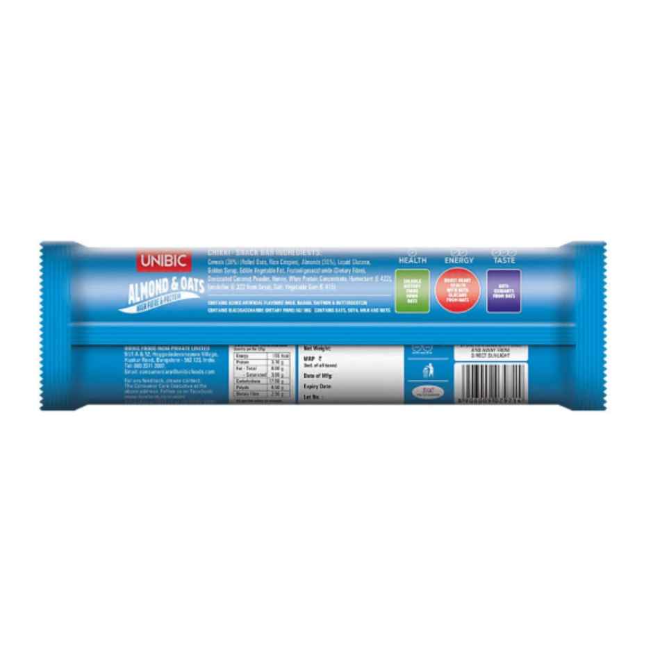 UNIBIC Almond & Oats Protein Bar