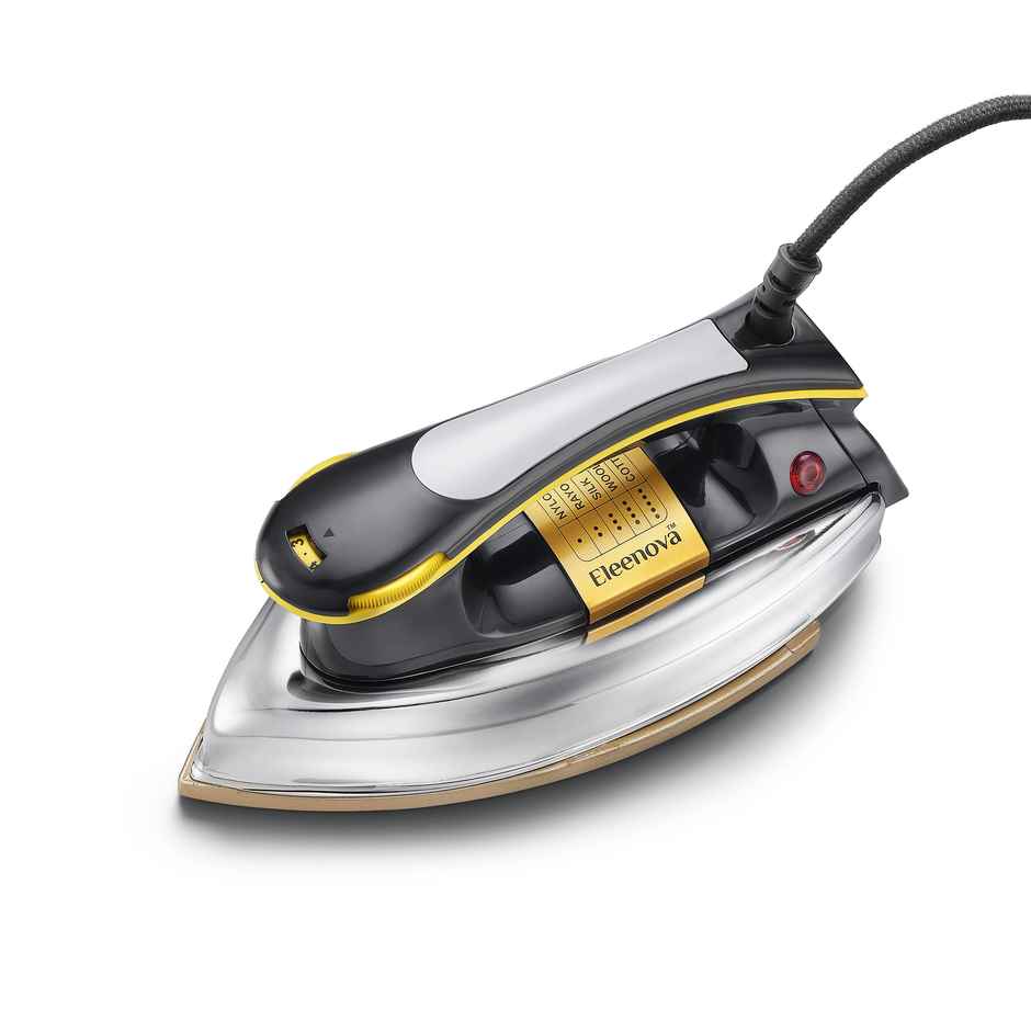 Eleenova BumbleBee 1000 W Dry Iron-Heavy Body, Quick-Heat, Safety Auto Cut-Off