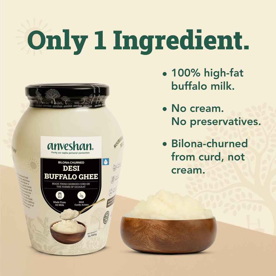 Anveshan Desi Buffalo Ghee