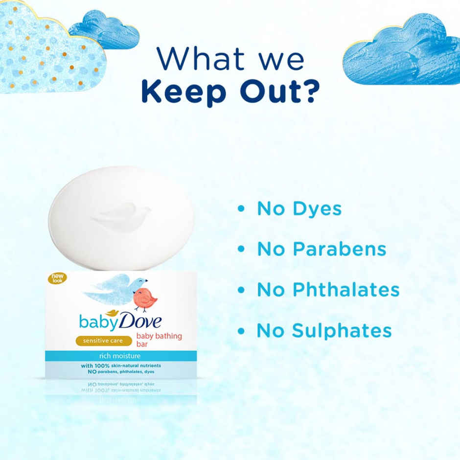 Baby Dove Rich Moisture Bathing Bar