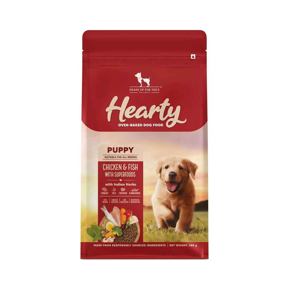 Hearty Oven-Baked Dry Food For Puppies With Chicken, Fish & Indian Herbs - All Breed