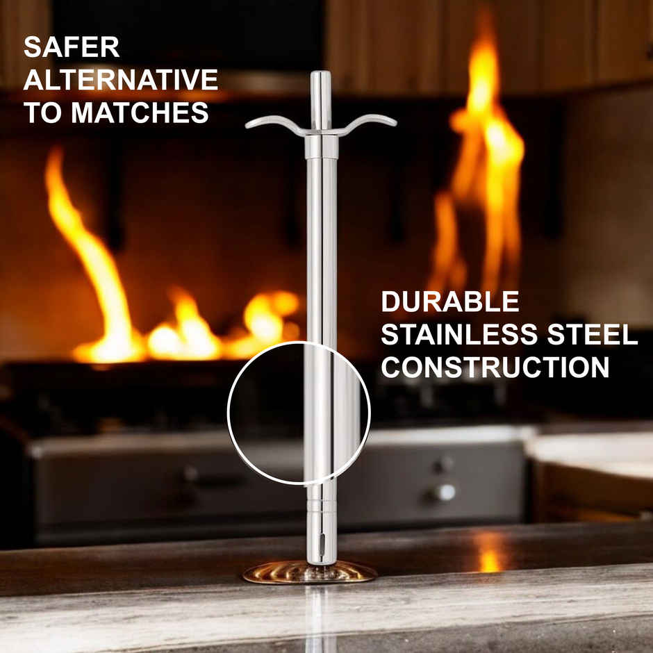 Anjali Stainless Steel Gas Stove Lighter | Slim Design