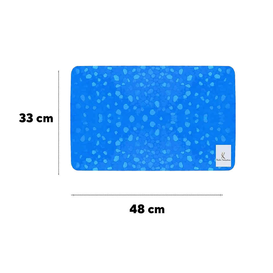 Kuber Industries Pack of 4 PVC Waterproof Multipurpose Refrigerator Drawer Mat | Multicolor