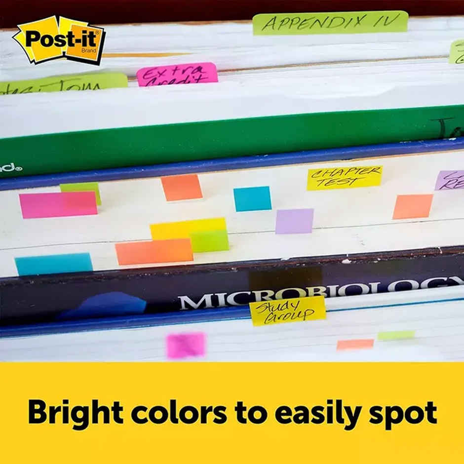 Post-it Sticky Notes - 25 mm X 76 mm | Multicolour | Paper | Rectangular | 150 Sheets