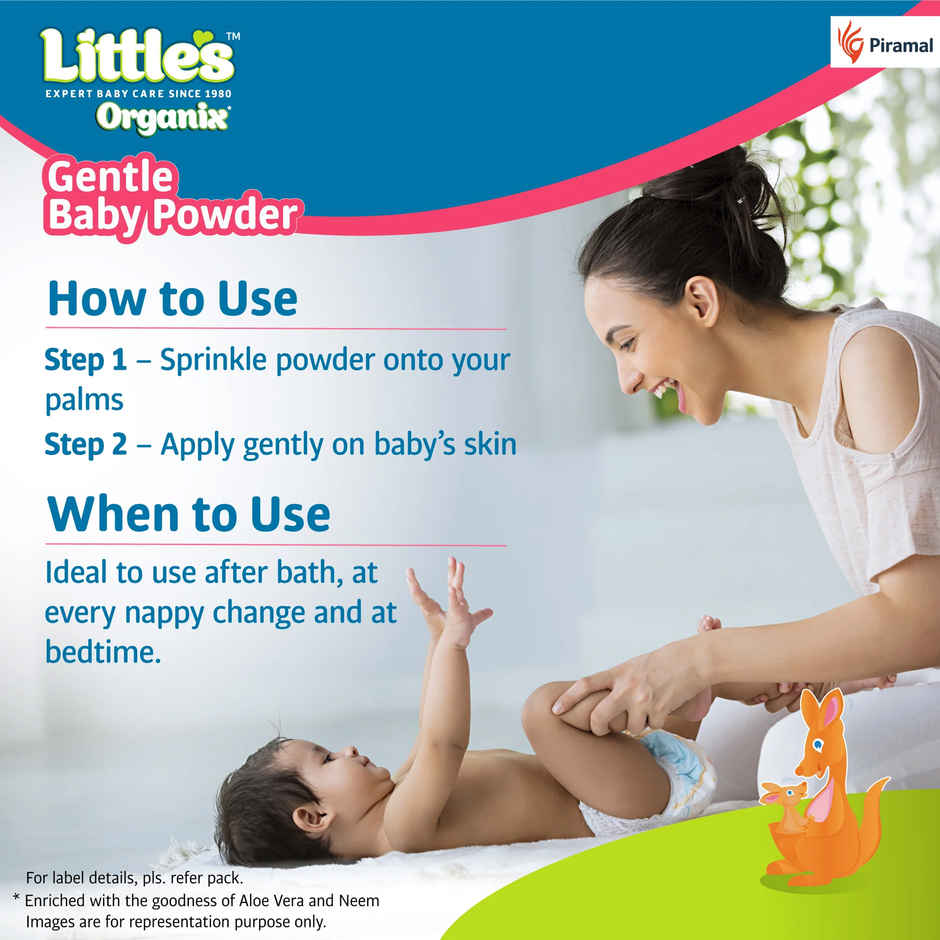 Little's Organix Gentle Baby Powder 