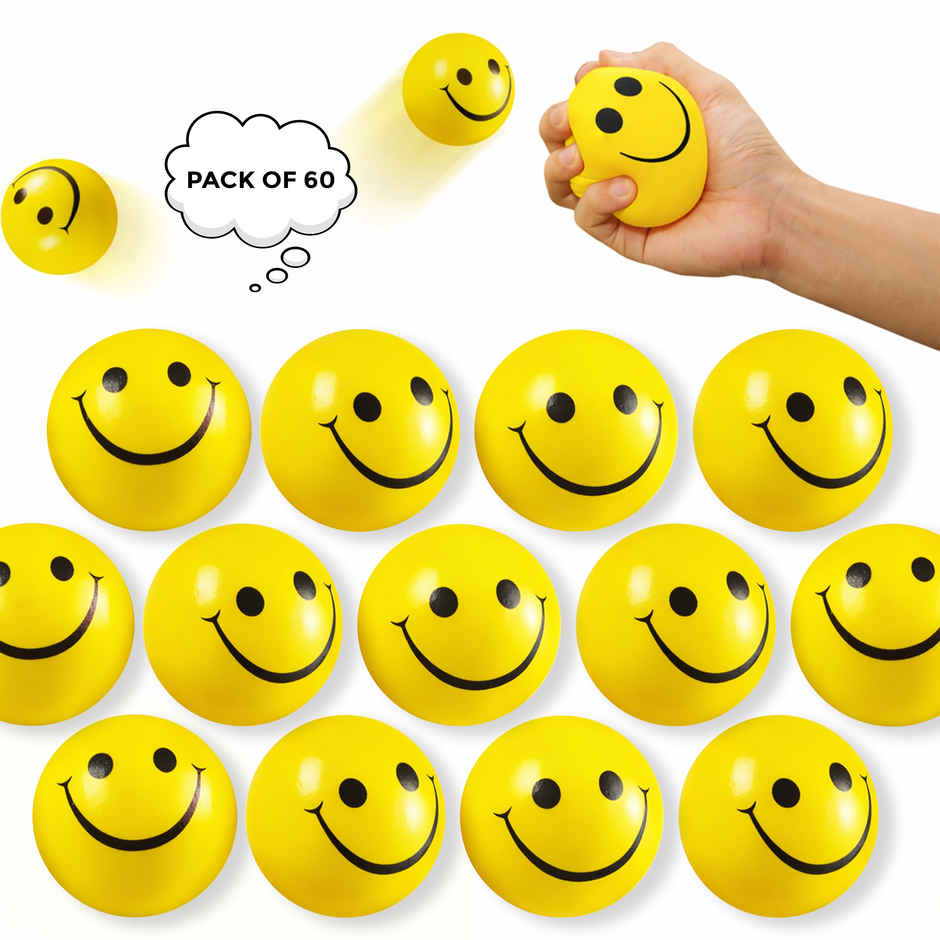 Toyshine Smiley Squeeze Stress Balls