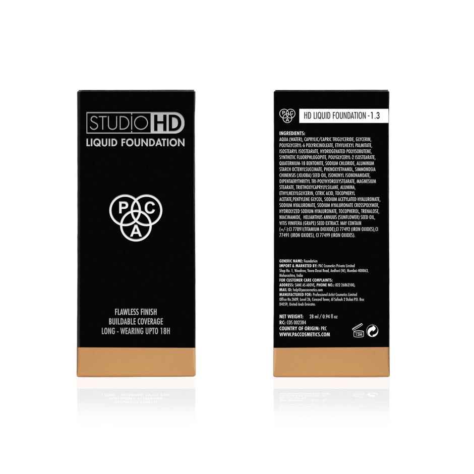 Pac Studio Hd Liquid Foundation (1.3)