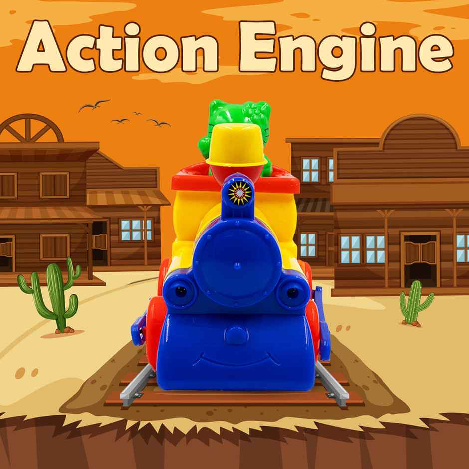 Toybharat Friction-Powered Action Engine | Exciting Birthday Gift for Kids - Multicolour | Assorted