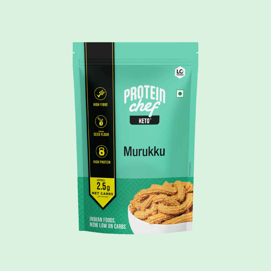 Lo Foods Keto Murukku |No Palm Oil Chakli, Low Carb Diet Healthy Snacks