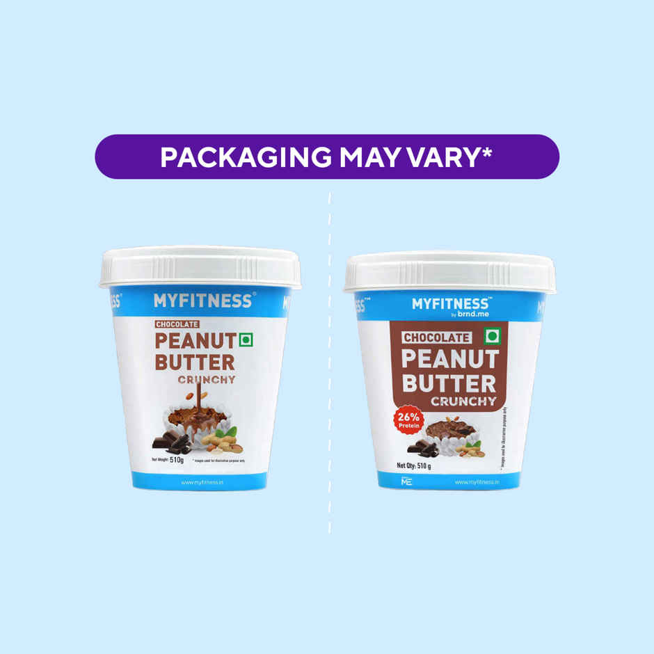 MyFitness 26g High Protein Chocolate Peanut Butter Spread - Crunchy