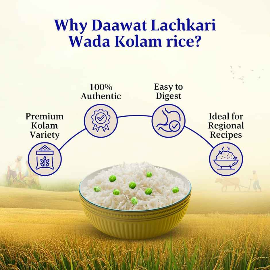 Daawat Kolam Rice | Medium Grain
