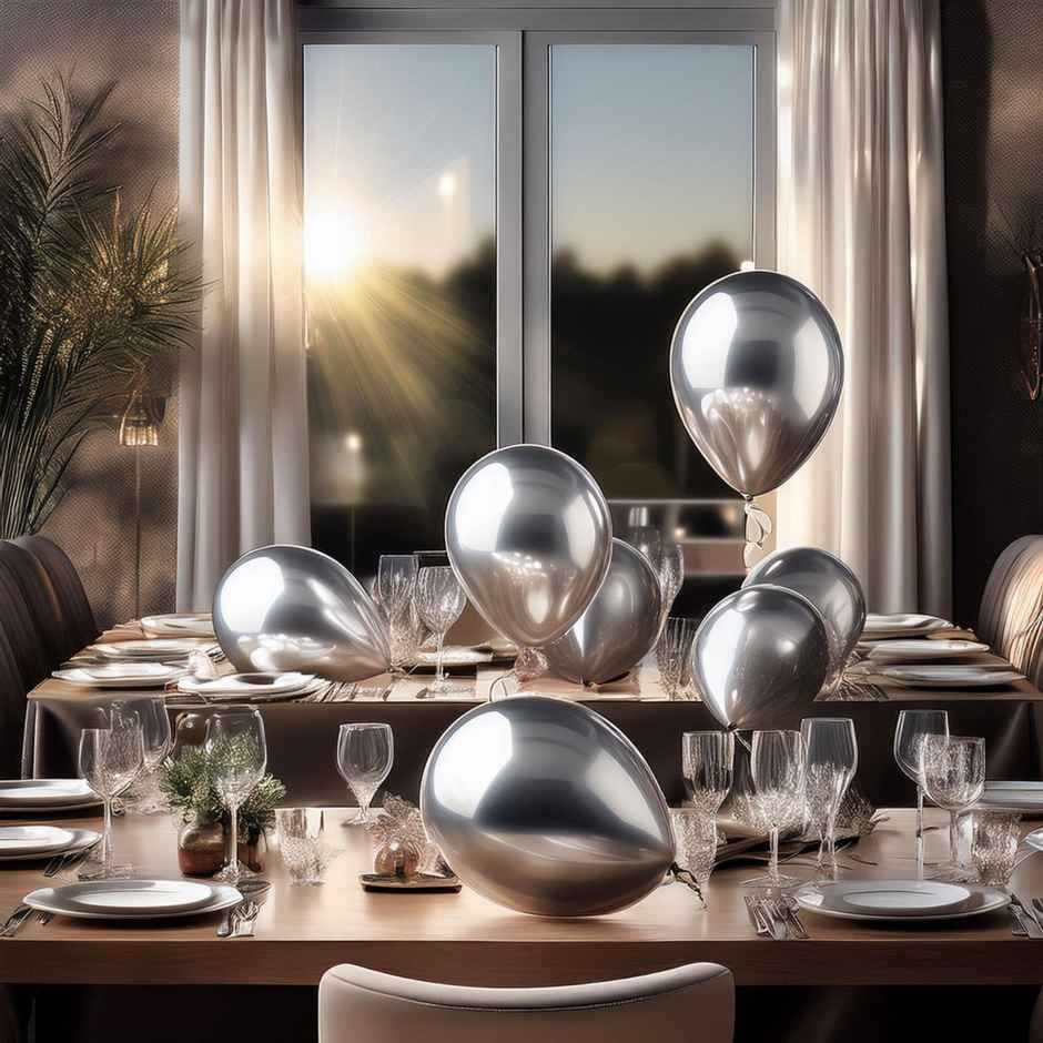 Balloons | Silver | Party Decoration | Se7en