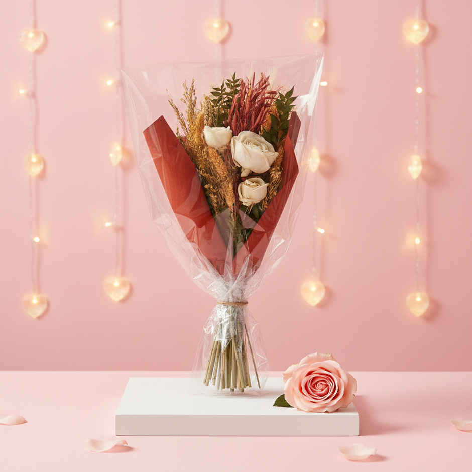 Red Velvet Rose Love Bouquet with Fragrance Spray | Ideal for Gifting | IRIS