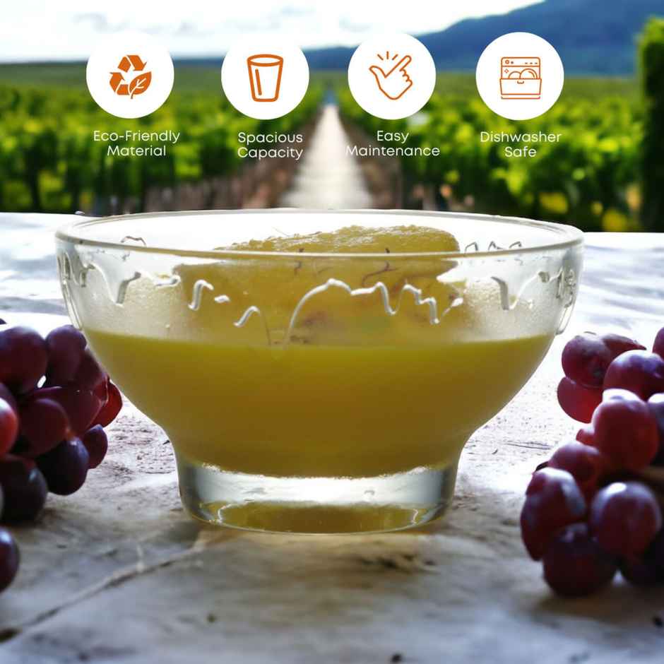 Yera Alpine Glass Bowl Set - 195 ml (Each) 6 pcs