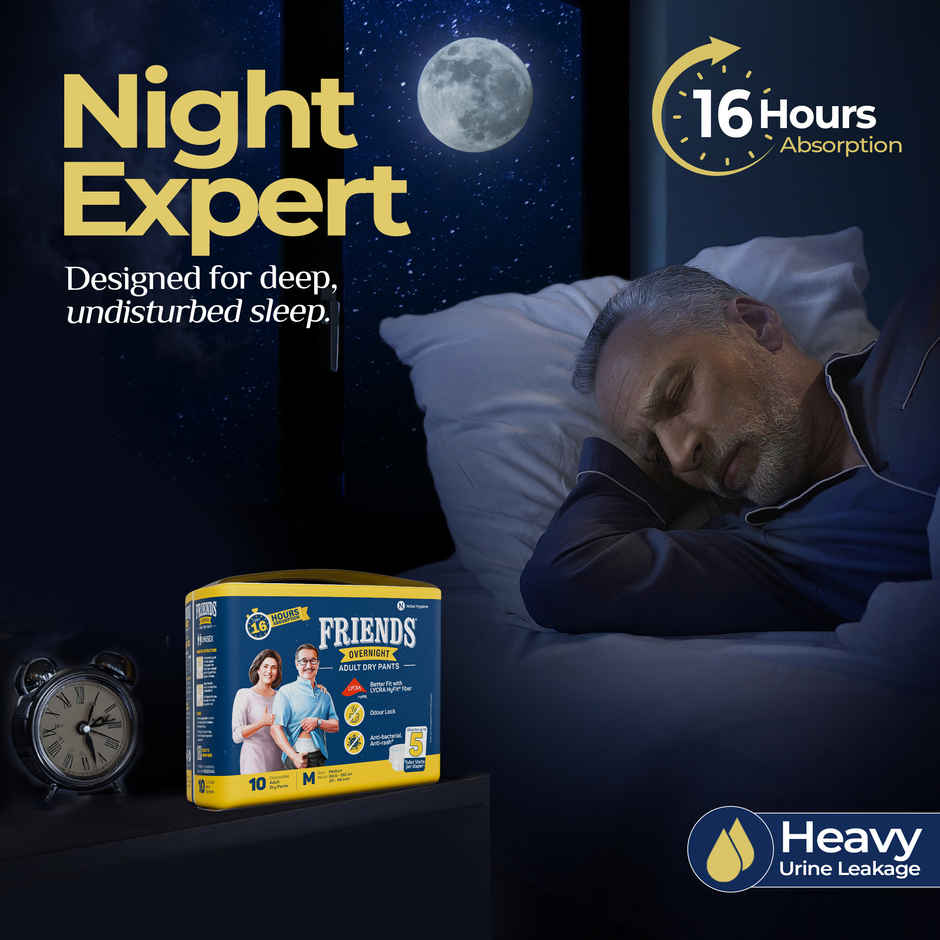 Friends Overnight Adult Diapers Pants Style M-L