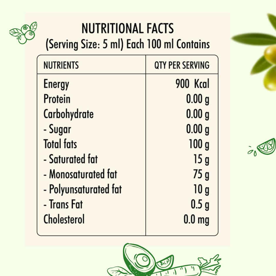 Pure Nutrition Extra Virgin Organic Olive Oil