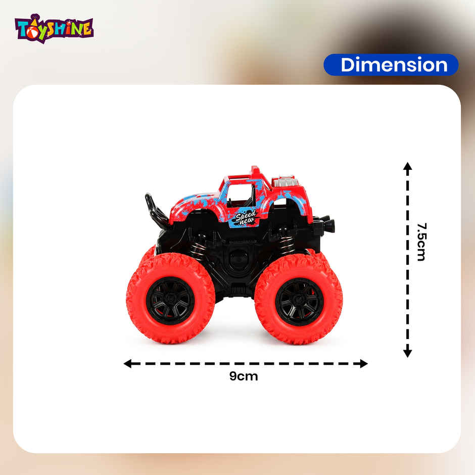 Toyshine Friction Powered Rock Crawler Mini Toy Vehicle (2 Years +) - Assorted