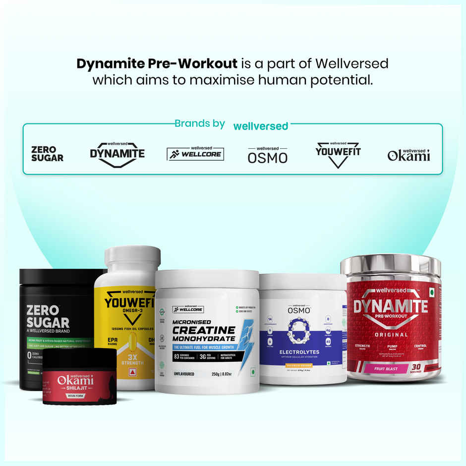 Dynamite Pre-Workout (15 Servings) Fruit Blast