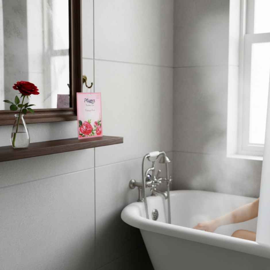 Plumz Vintage Rose Air Freshener Combo