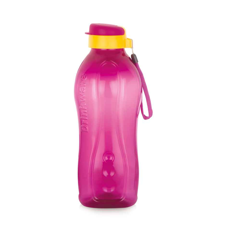 Attro Drinkware Gym 2-Liter BPA-Free Water Bottle with Leak-Proof & Easy to carry Nylon Strap Pink