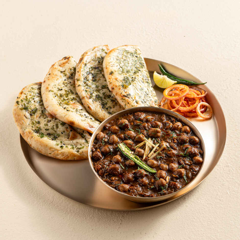 Chole Kulche + Chocolate Mousse