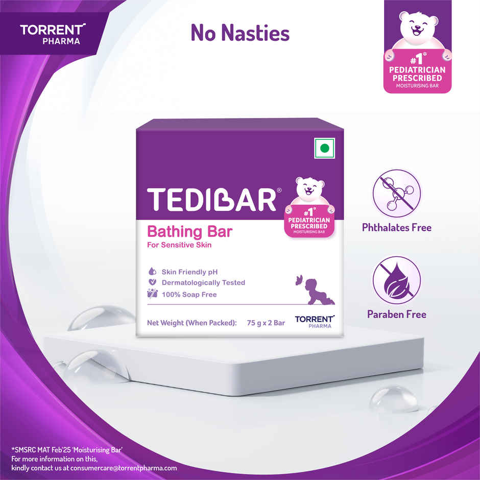 Tedibar Bathing Bar For Babies Sensitive Skin Pack
