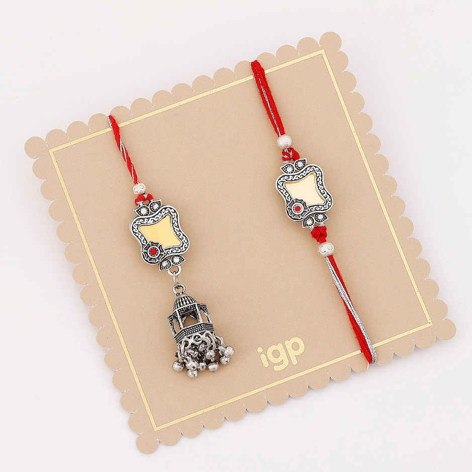 Bhaiya Bhabhi Mirror Rakhi (IGP)