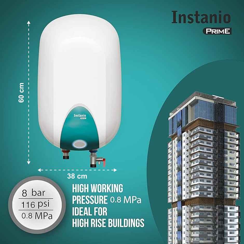 Havells Instanio Prime 25 Litre Storage Water Heater (White Blue)