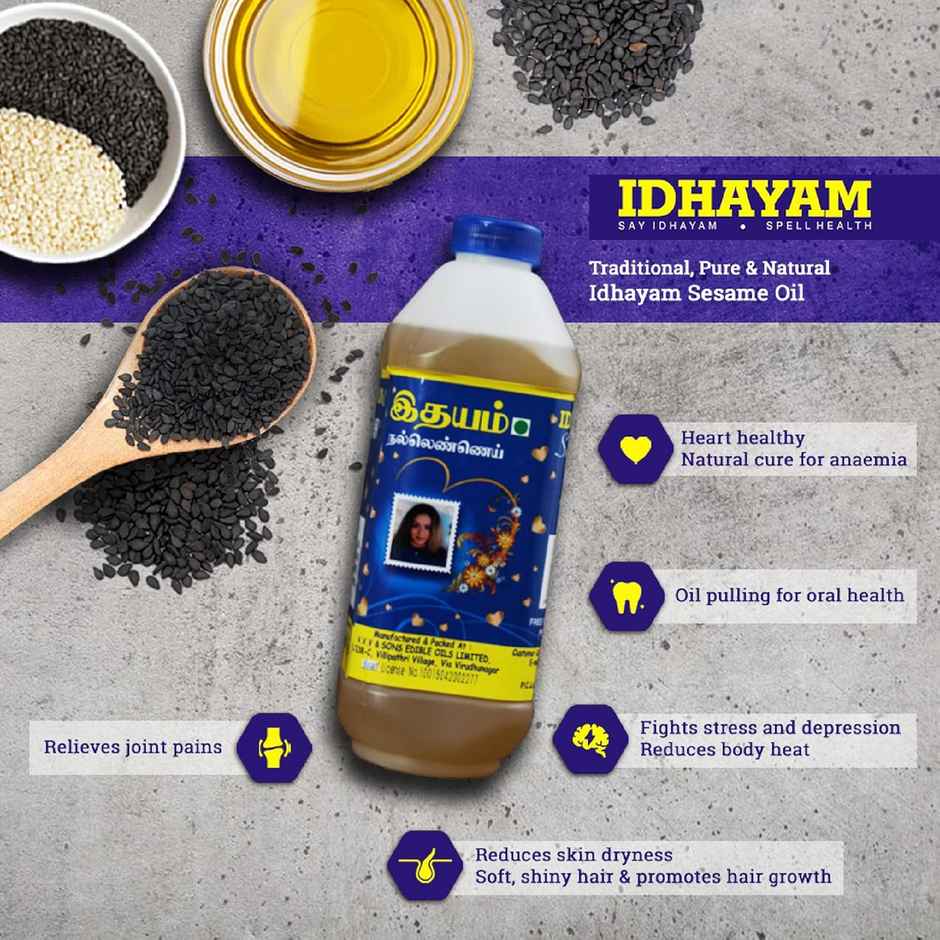 Idhayam Gingelly Oil Can