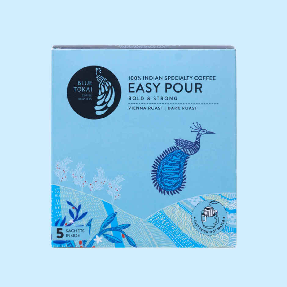 Blue Tokai Easy Pour Vienna Dark Chocolate Dark Roast Hot Brew Coffee