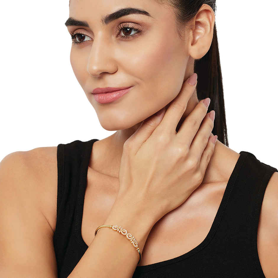 Voylla Sparkling Elegance CZ Designer Bracelet