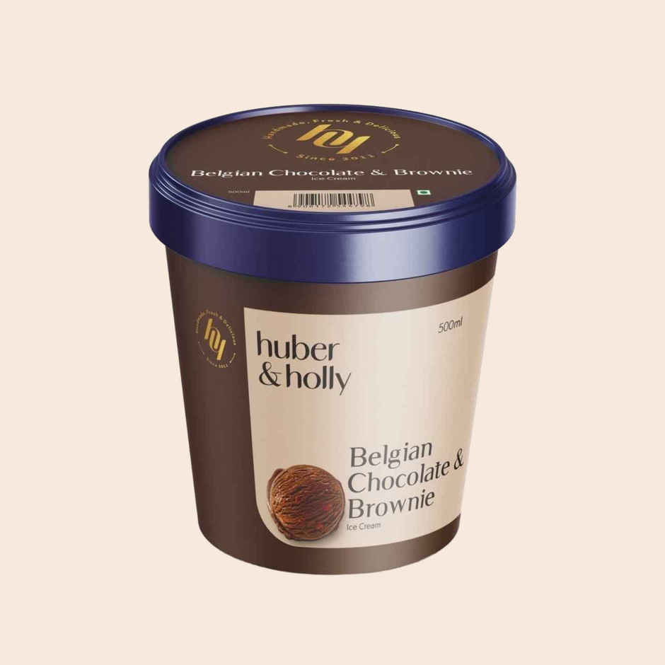 Huber & Holly Belgian Chocolate & Brownie Tub