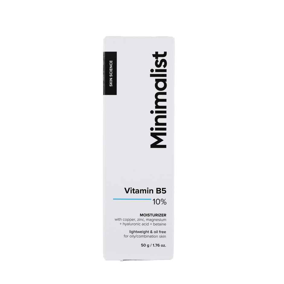 Minimalist Gel-based Moisturizer with 10% Vitamin B5 for  Oily & Acne-Prone Skin Combo