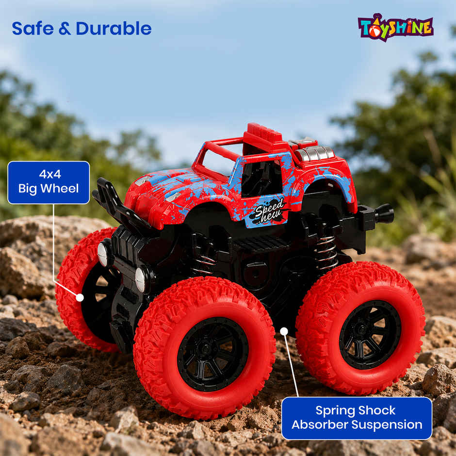 Toyshine Friction Powered Rock Crawler Mini Toy Vehicle (2 Years +) - Assorted